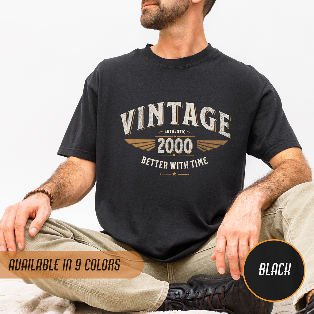 Better With Time 2000 T-Shirt – 26th Birthday Gift