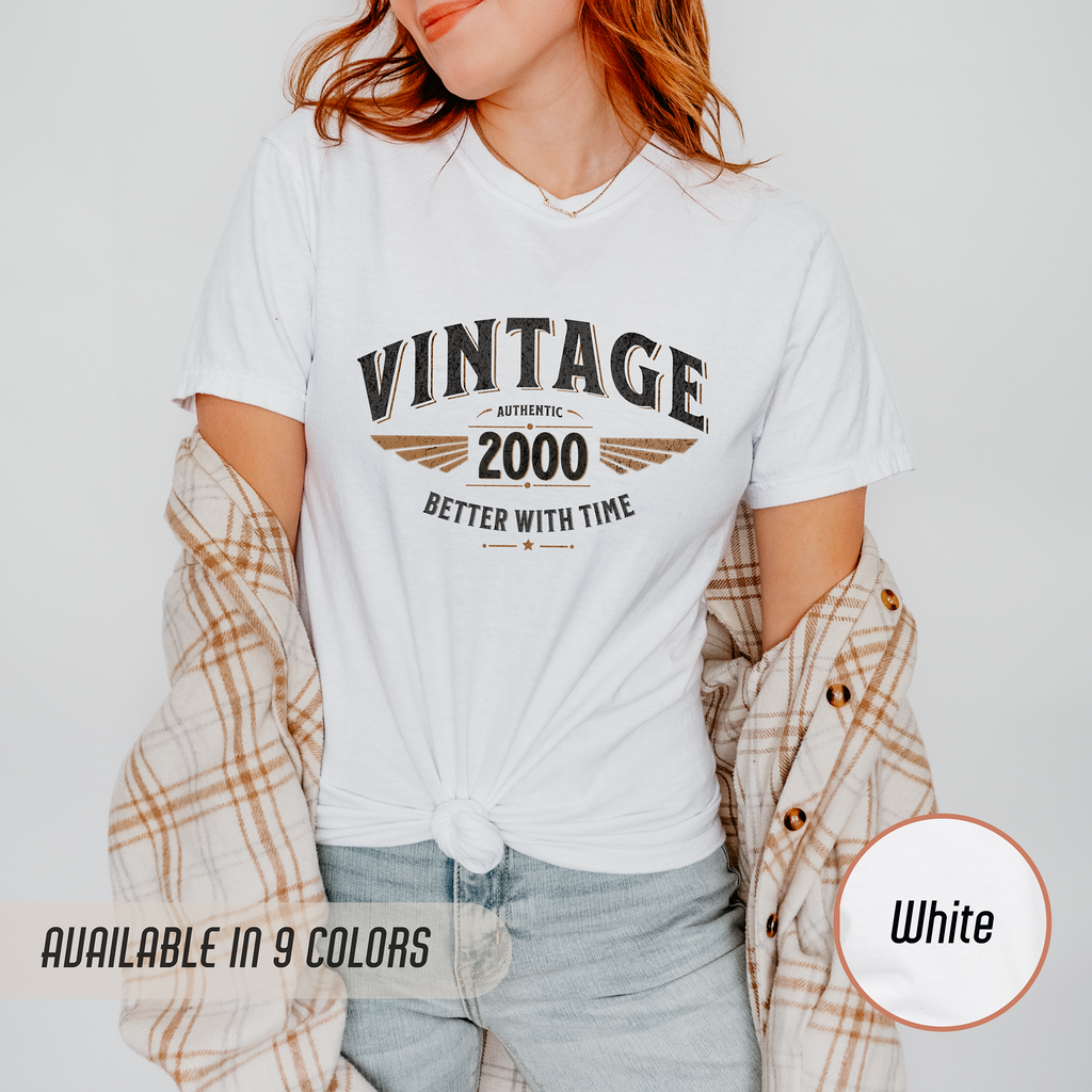 Better With Time 2000 T-Shirt – 26th Birthday Gift