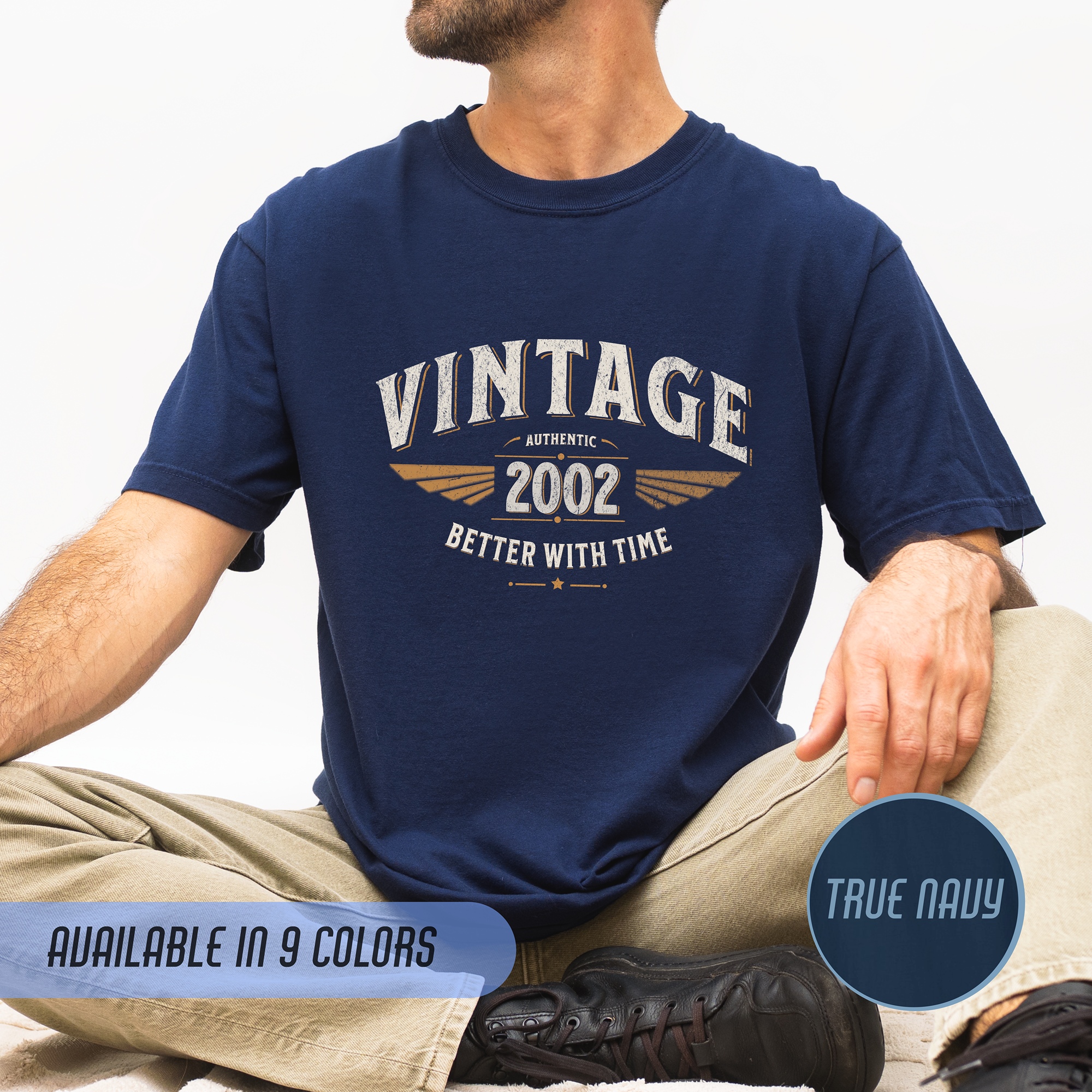 Better With Time 2002 T-Shirt – 24th Birthday Gift