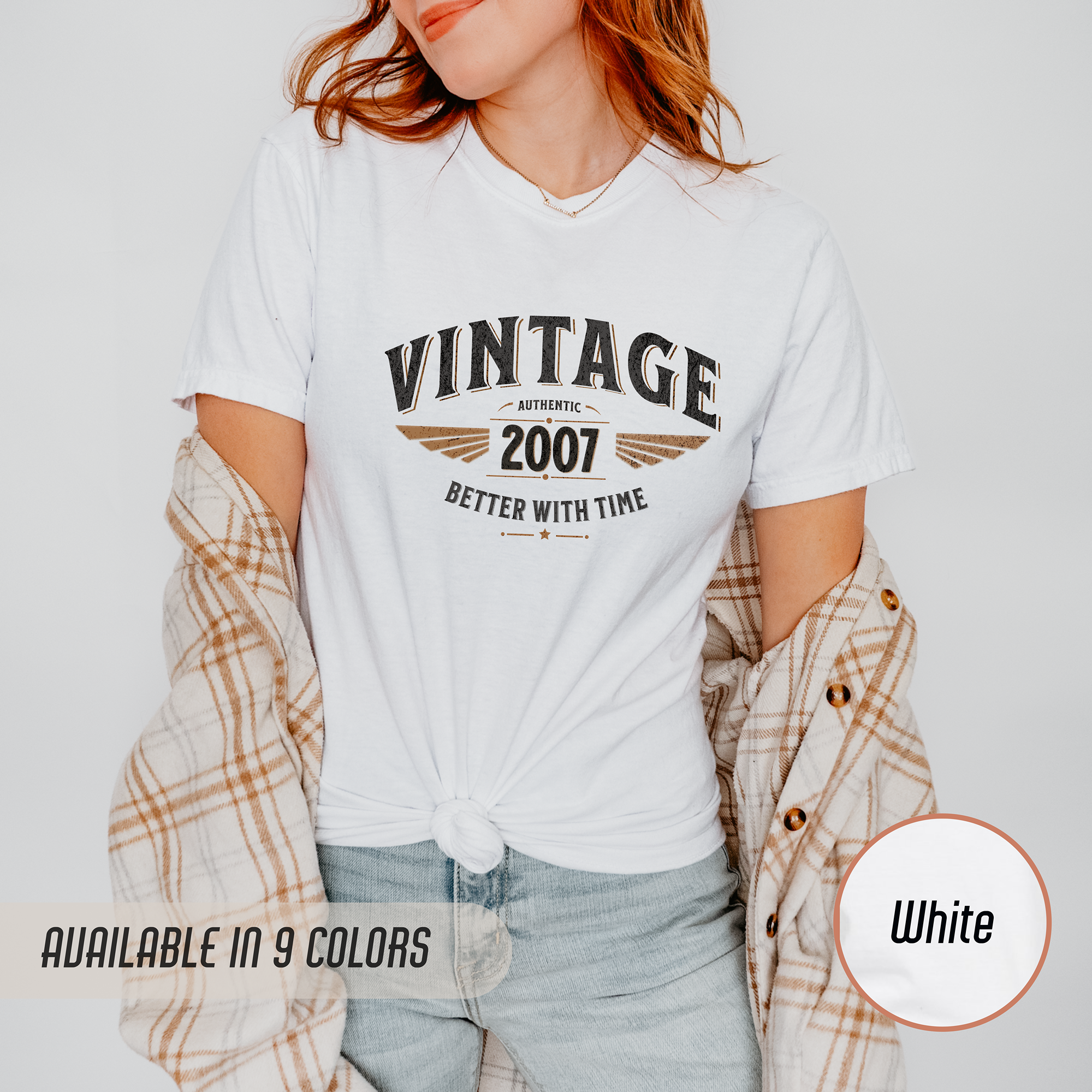 Better With Time 2007 T-Shirt – 19th Birthday Gift
