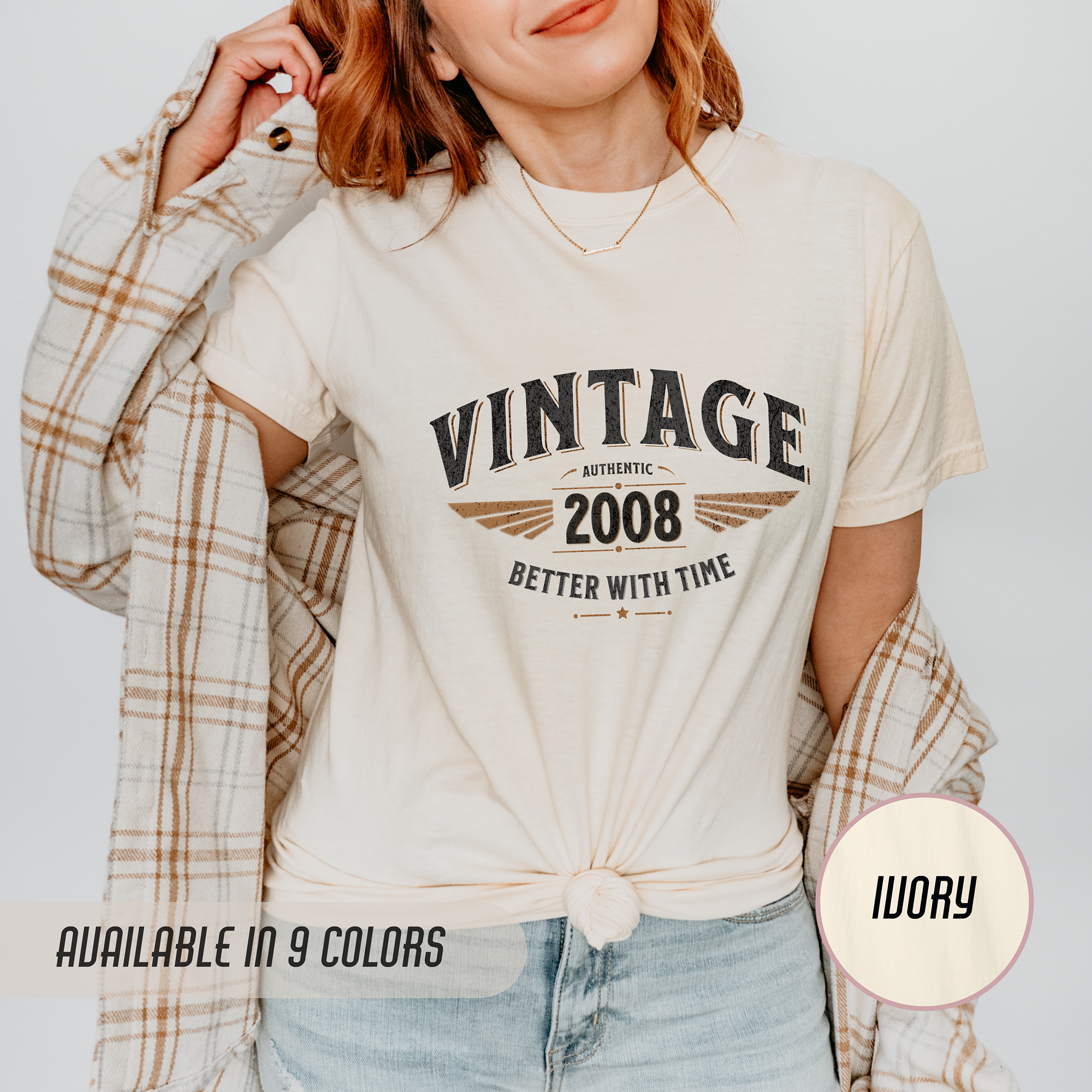 Better With Time 2008 T-Shirt – 18th Birthday Gift