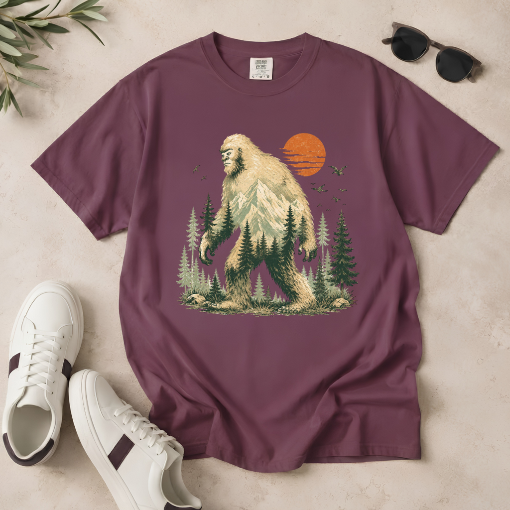 Bigfoot Forest Wanderer – Wildlife Nature T-Shirt | Outdoors Edition