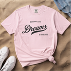 Fueled by Dreams & Deadlines – Funny Creative T-Shirt | Explorer Edition
