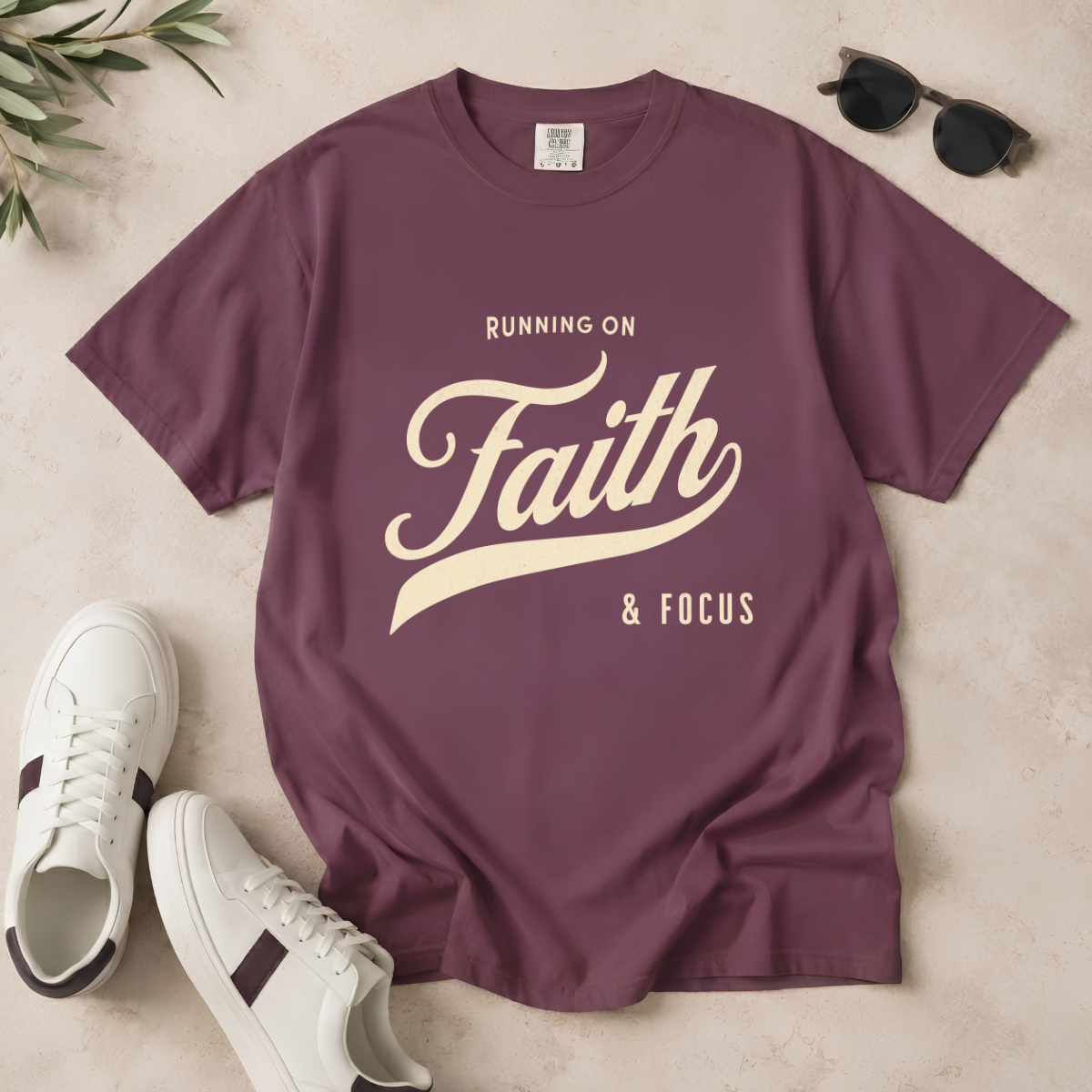 Fueled by Faith & Focus – Christian Inspiration T-Shirt | Explorer Edition