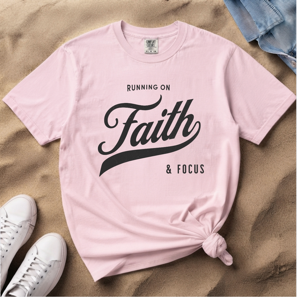 Fueled by Faith & Focus – Christian Inspiration T-Shirt | Explorer Edition