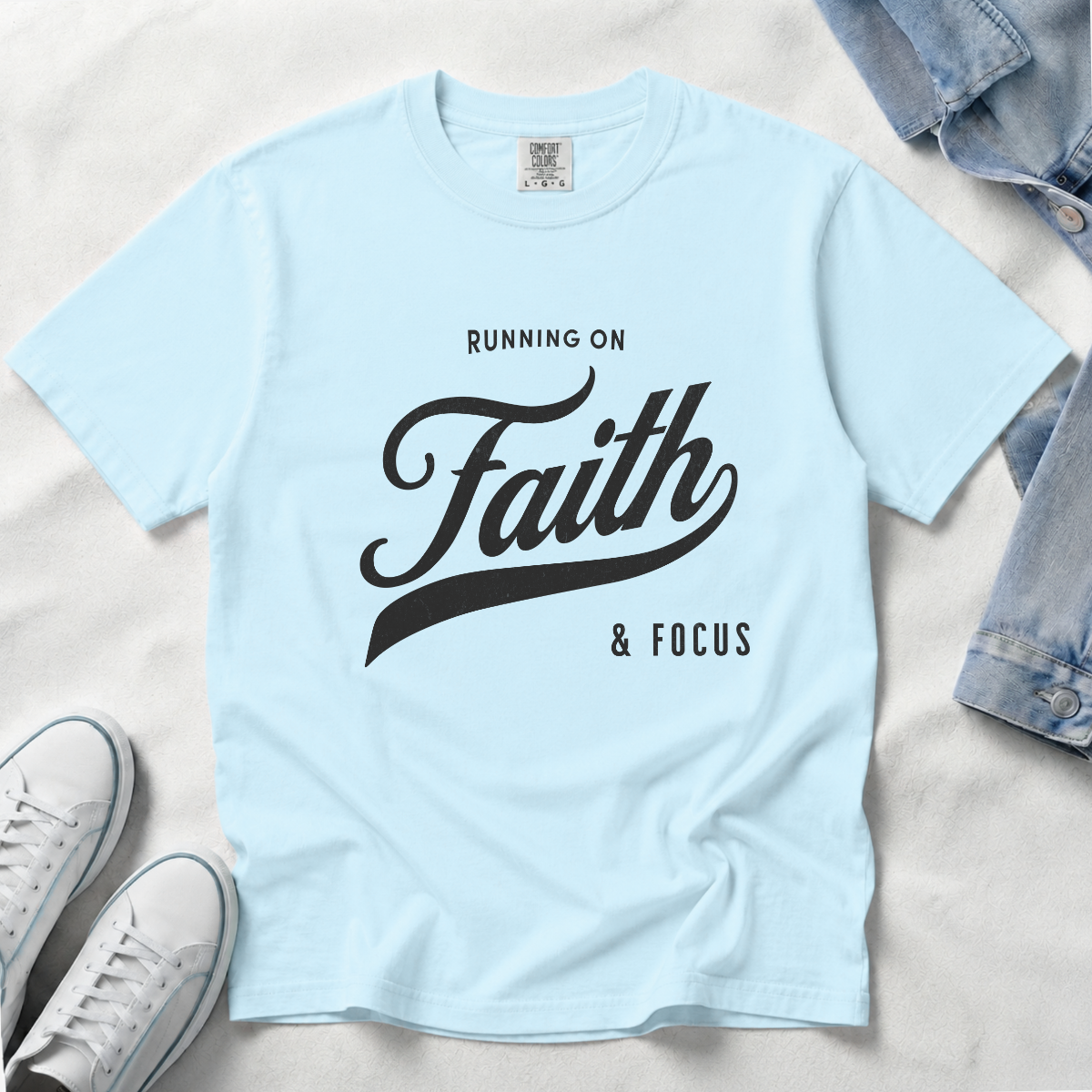 Fueled by Faith & Focus – Christian Inspiration T-Shirt | Explorer Edition
