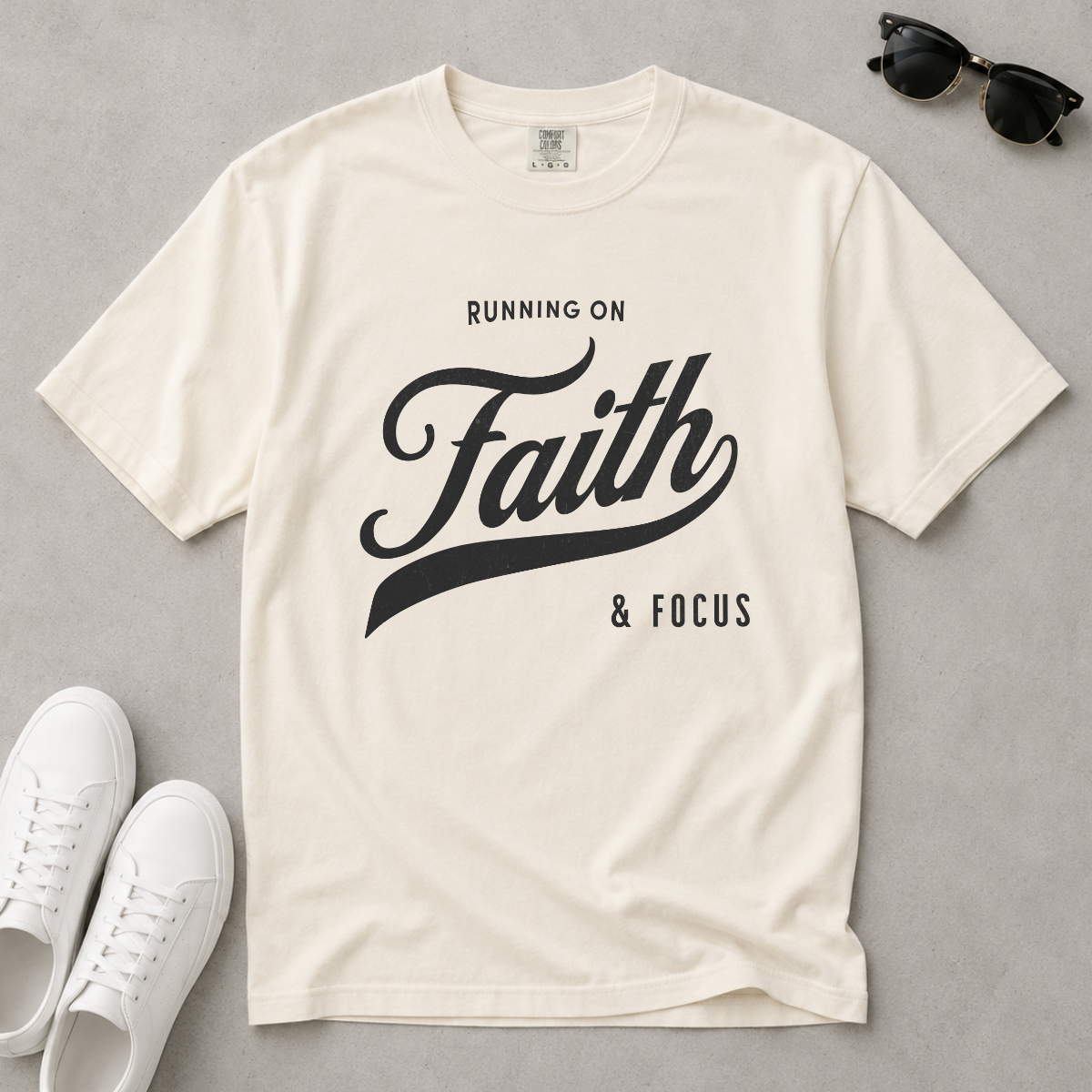 Fueled by Faith & Focus – Christian Inspiration T-Shirt | Explorer Edition