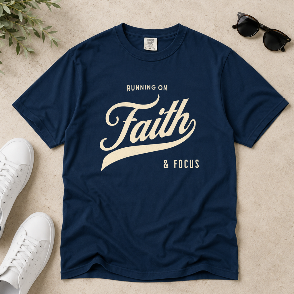 Fueled by Faith & Focus – Christian Inspiration T-Shirt | Explorer Edition