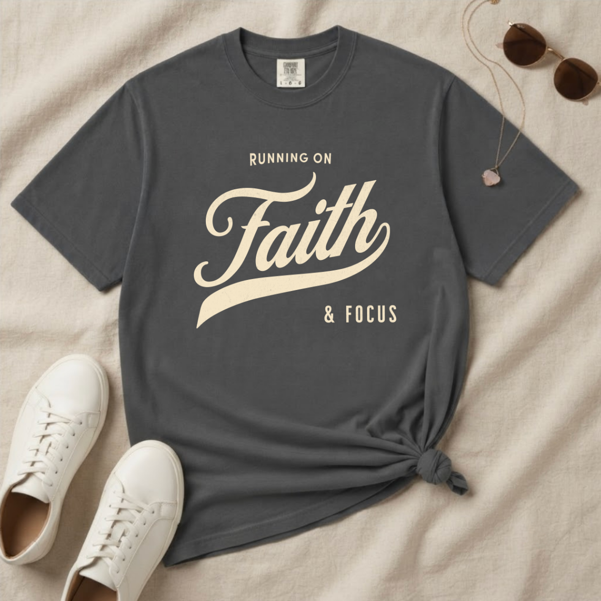 Fueled by Faith & Focus – Christian Inspiration T-Shirt | Explorer Edition