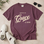 Fueled by Grace & Grind – Faith & Motivation T-Shirt | Explorer Edition