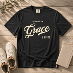 Fueled by Grace & Grind – Faith & Motivation T-Shirt | Explorer Edition