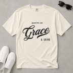 Fueled by Grace & Grind – Faith & Motivation T-Shirt | Explorer Edition