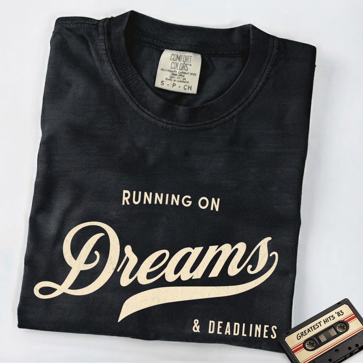 Fueled by Dreams & Deadlines – Funny Creative T-Shirt | Explorer Edition