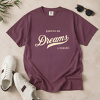 Fueled by Dreams & Deadlines – Funny Creative T-Shirt | Explorer Edition