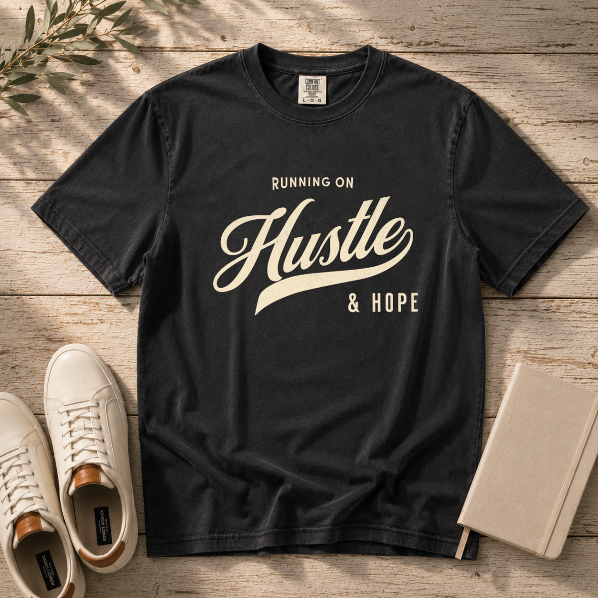 Fueled by Hustle & Hope – Entrepreneur T-Shirt | Explorer Edition