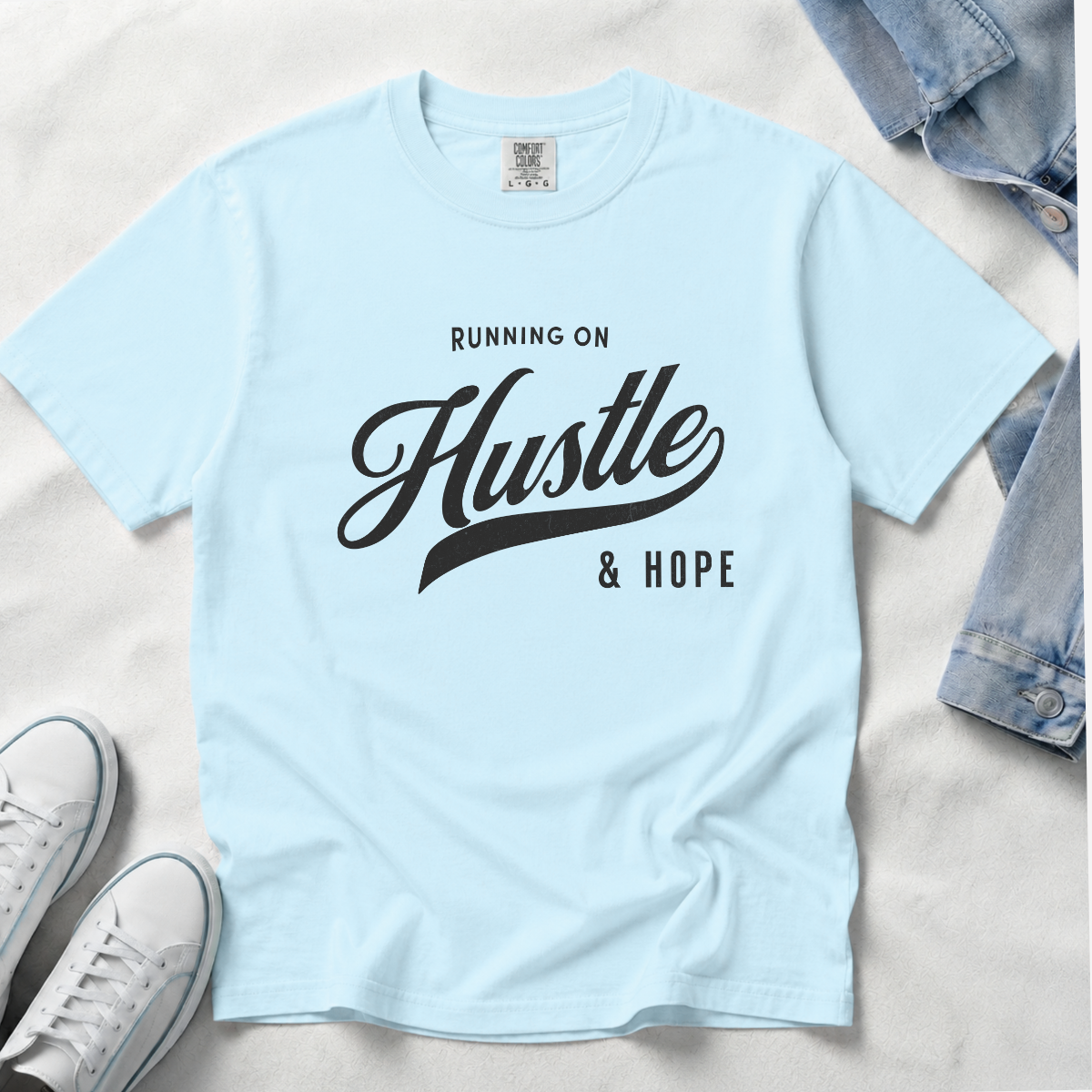 Fueled by Hustle & Hope – Entrepreneur T-Shirt | Explorer Edition