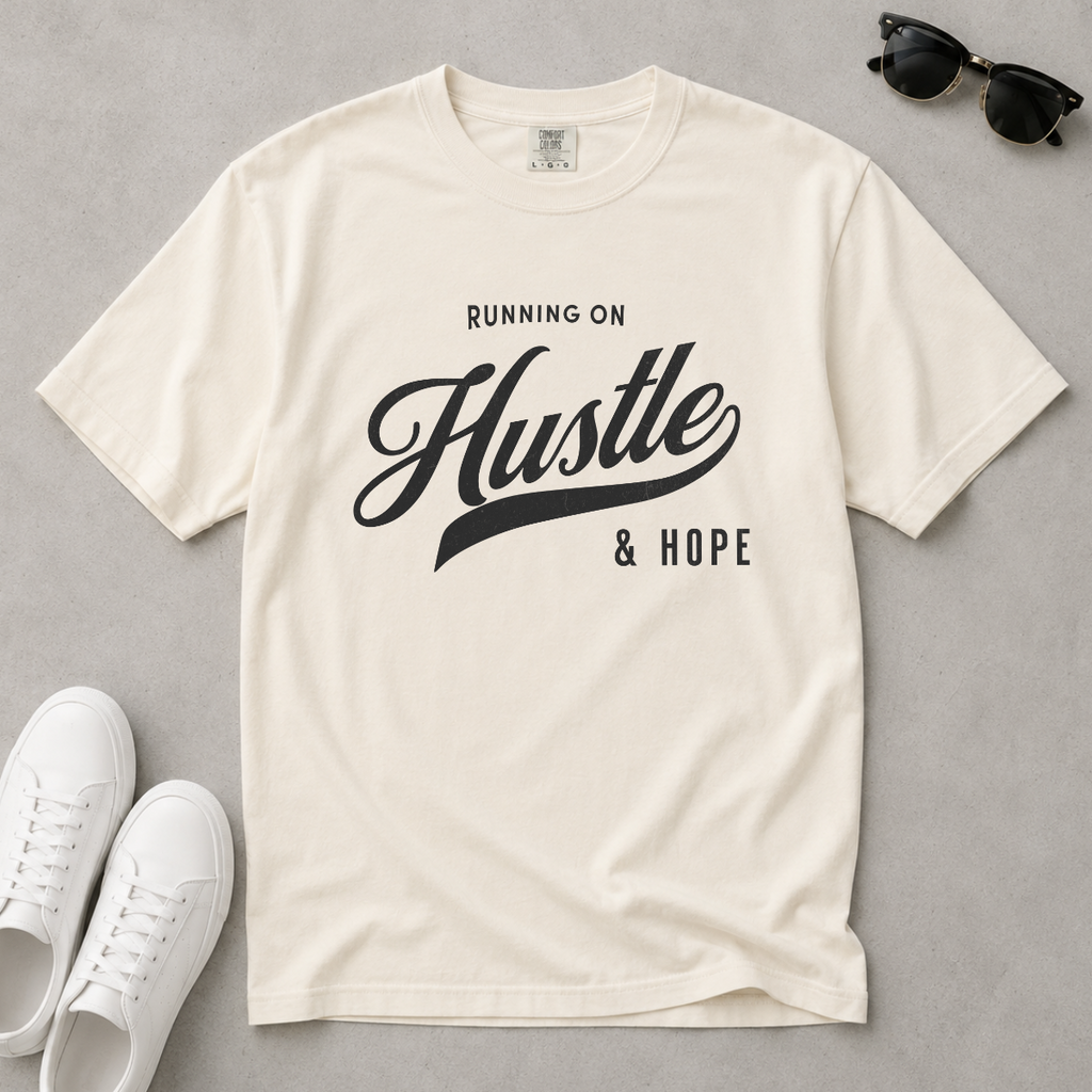 Fueled by Hustle & Hope – Entrepreneur T-Shirt | Explorer Edition