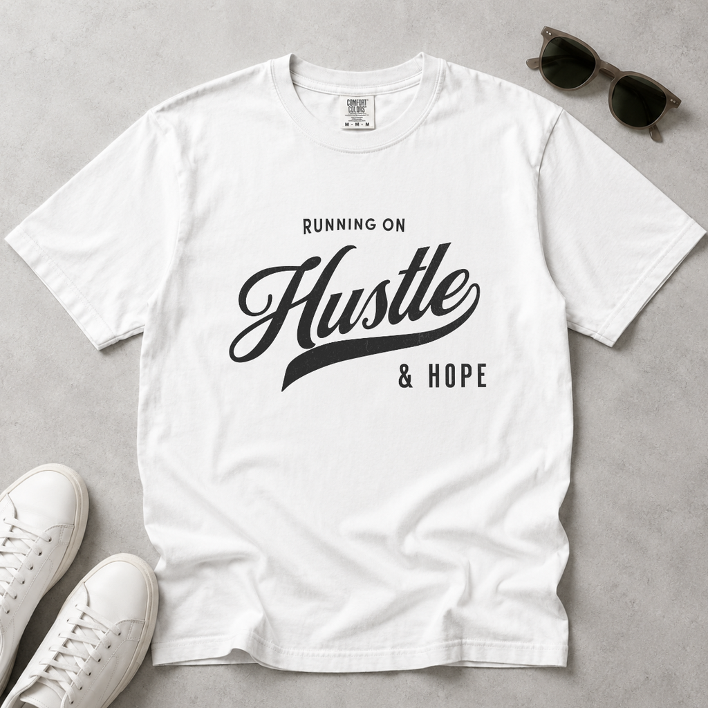 Fueled by Hustle & Hope – Entrepreneur T-Shirt | Explorer Edition
