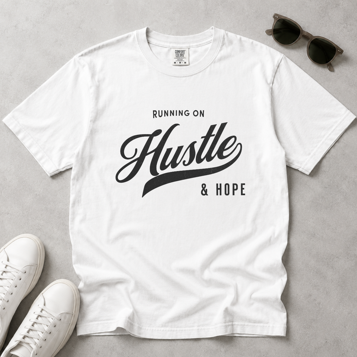 Fueled by Hustle & Hope – Entrepreneur T-Shirt | Explorer Edition