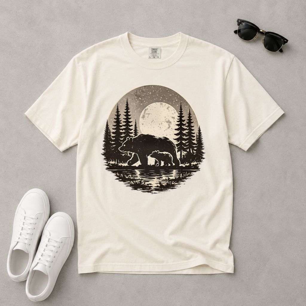 Bear in the Wild – Forest Wilderness T-Shirt | Explorer Edition