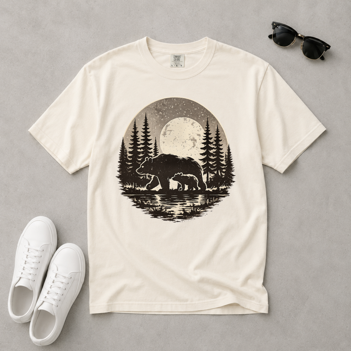 Bear in the Wild – Forest Wilderness T-Shirt | Explorer Edition