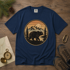 Rustic Bear – Cabin Life Mountain T-Shirt | Explorer Edition