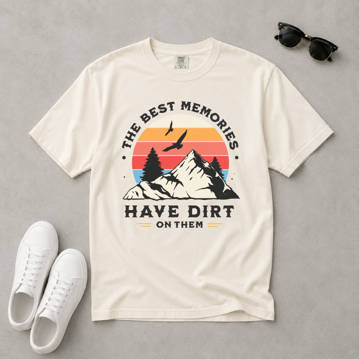 The Best Memories Have Dirt on Them – Hiking T-Shirt | Explorer Edition
