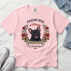 Black French Bulldog Dog Mom T-Shirt | Fueled by Coffee & Frenchie Love