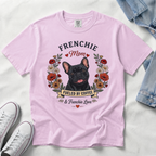 Black French Bulldog Dog Mom T-Shirt | Fueled by Coffee & Frenchie Love