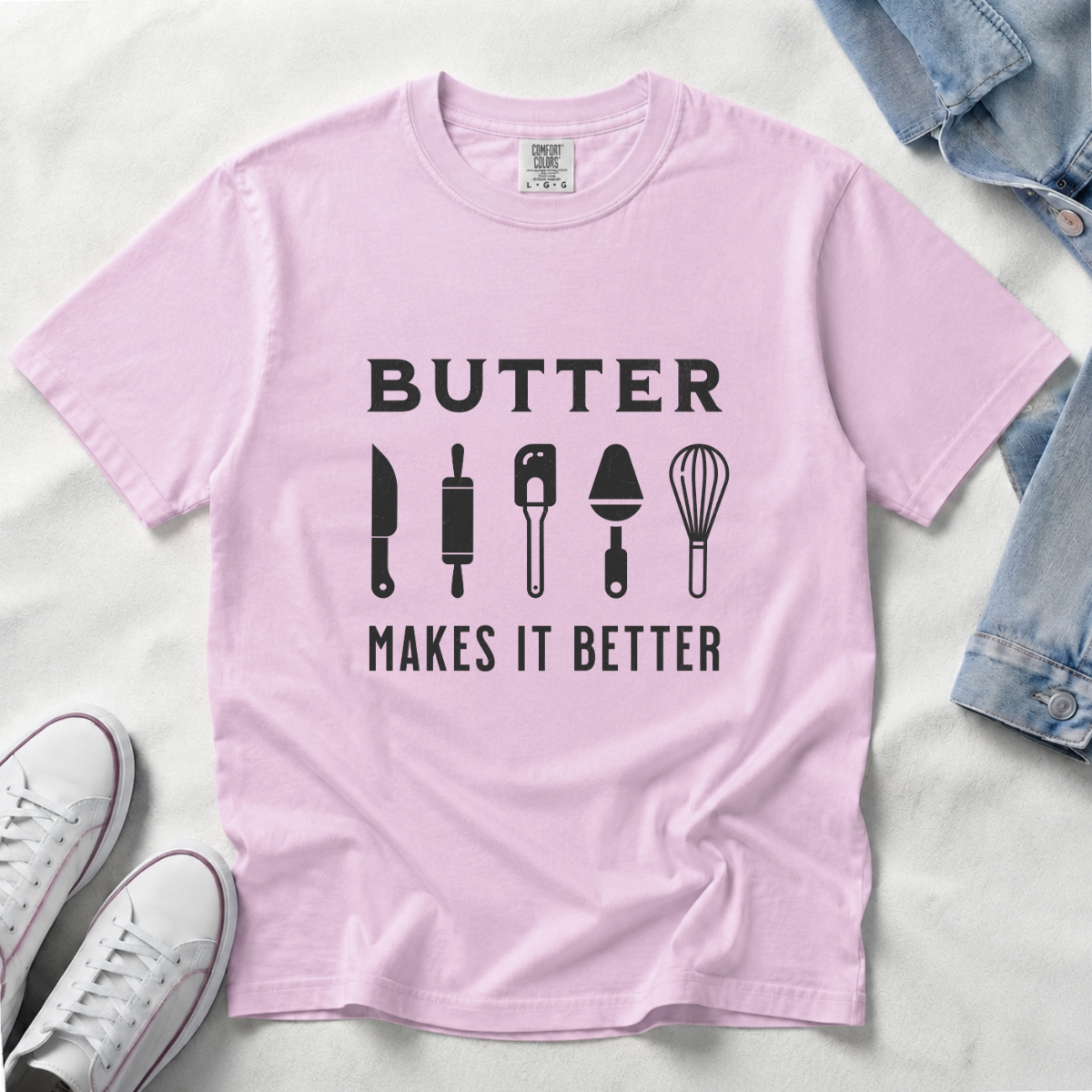 Butter Makes It Better – Baker & Pastry Lover T-Shirt | Explorer Edition