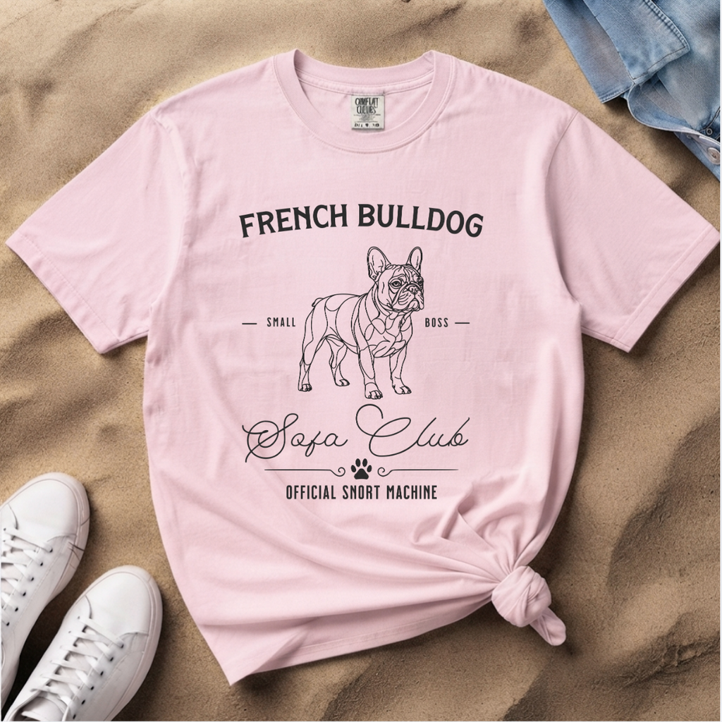 Born to Lounge – French Bulldog T-Shirt