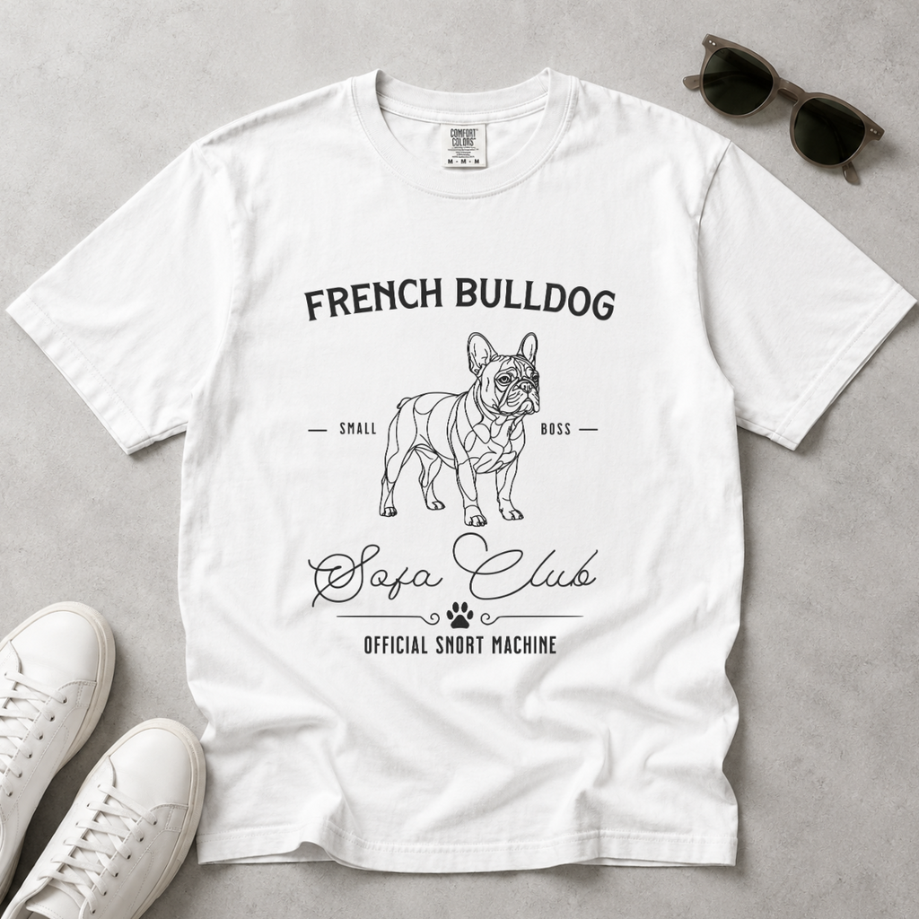 Born to Lounge – French Bulldog T-Shirt