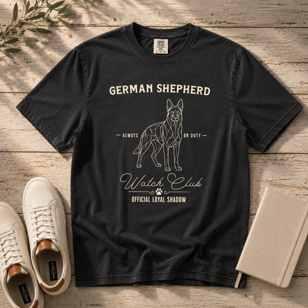 Always On Duty – German Shepherd T-Shirt