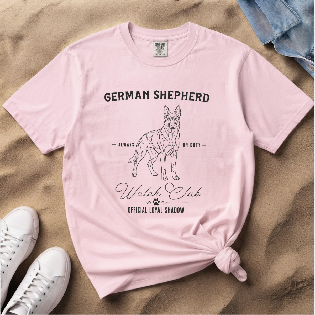 Always On Duty – German Shepherd T-Shirt