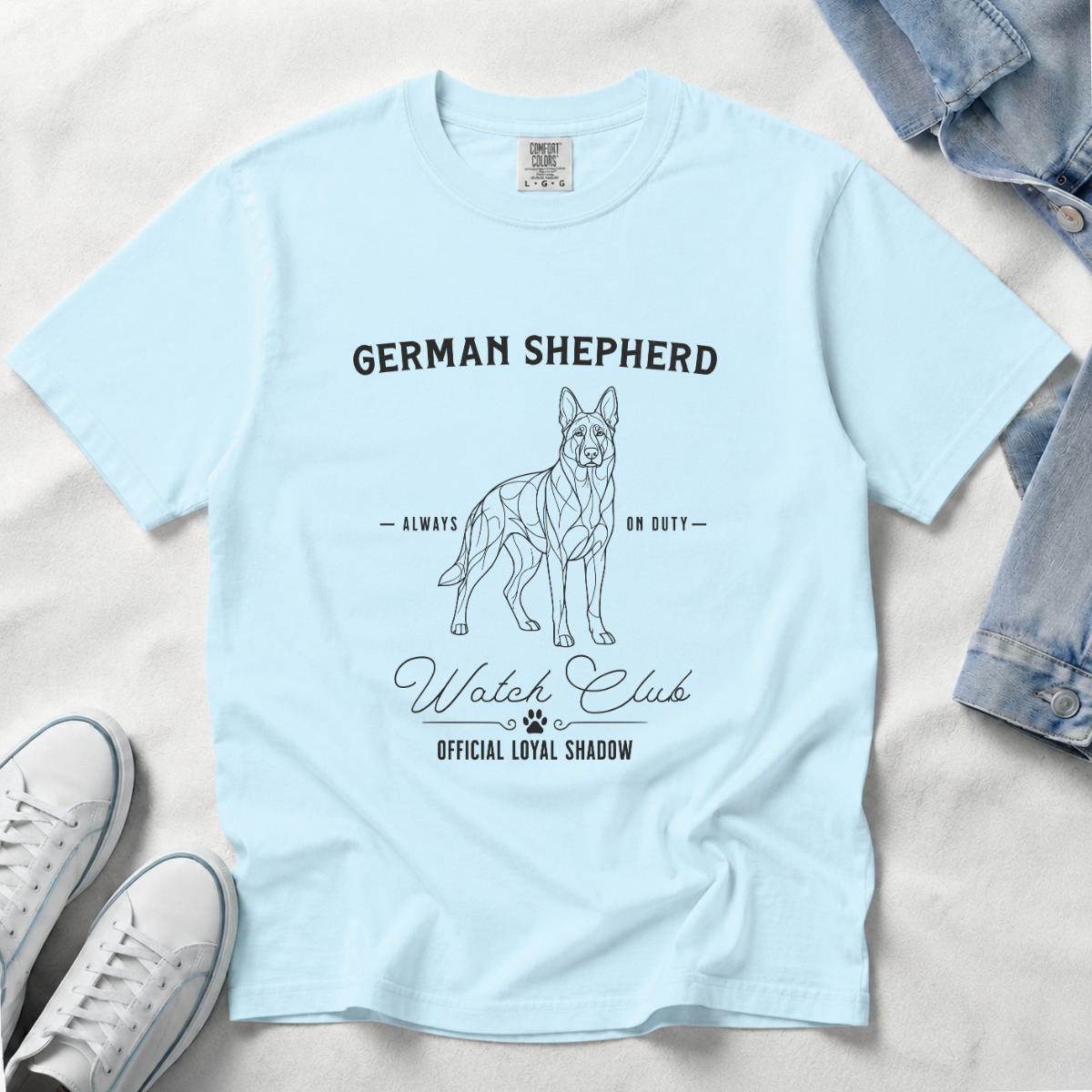 Always On Duty – German Shepherd T-Shirt