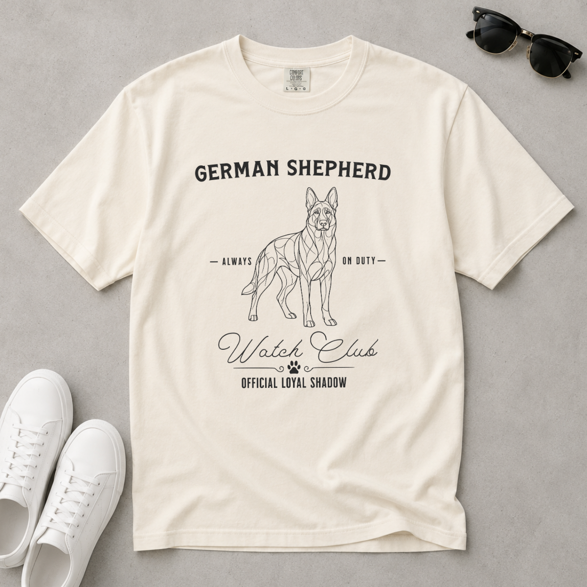 Always On Duty – German Shepherd T-Shirt
