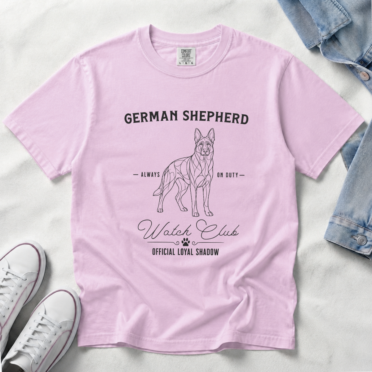 Always On Duty – German Shepherd T-Shirt