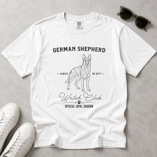 Always On Duty – German Shepherd T-Shirt
