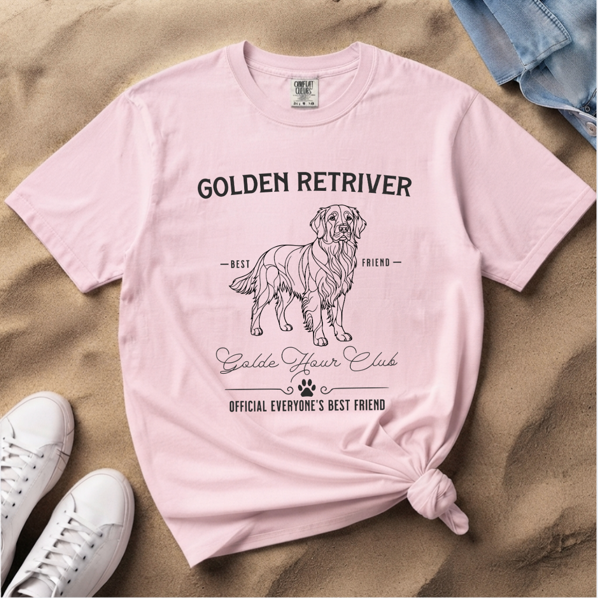 Everyone's Best Friend – Golden Retriever T-Shirt