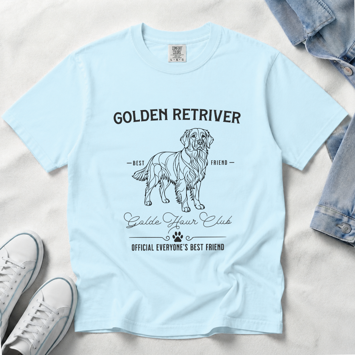 Everyone's Best Friend – Golden Retriever T-Shirt