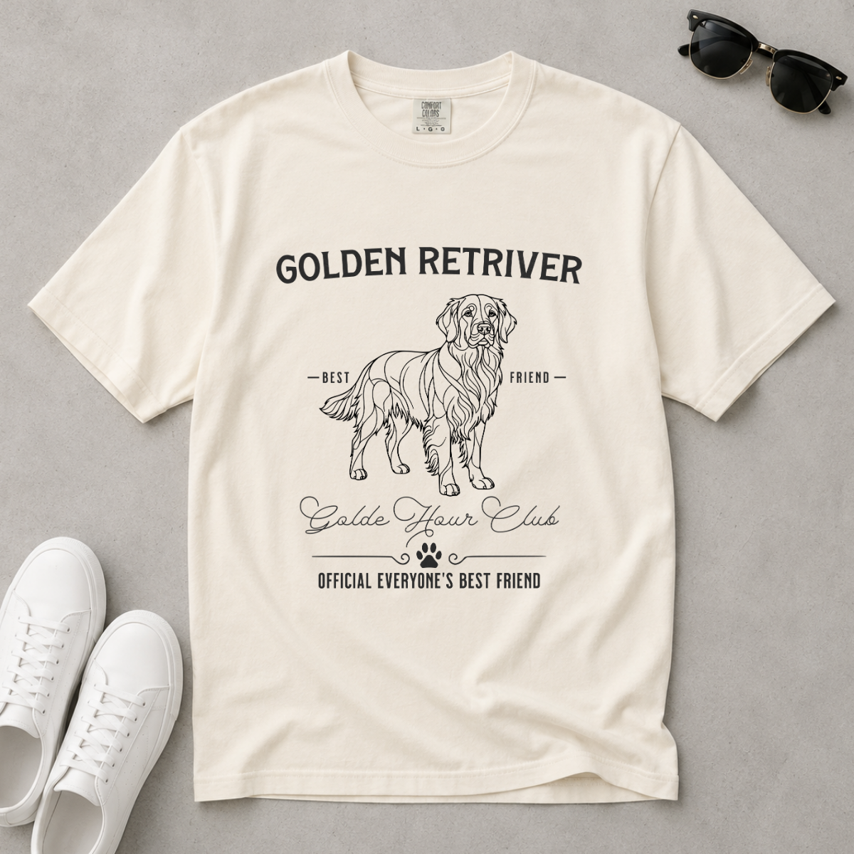 Everyone's Best Friend – Golden Retriever T-Shirt