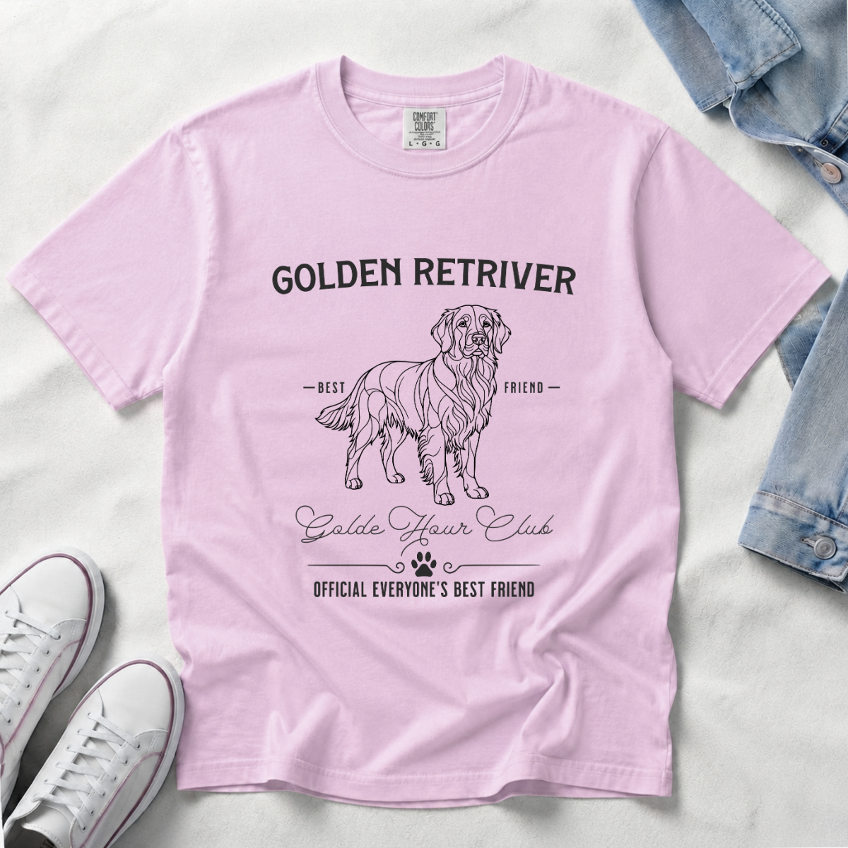 Everyone's Best Friend – Golden Retriever T-Shirt