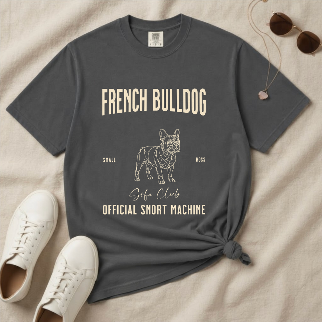 Born to Lounge – French Bulldog T-Shirt
