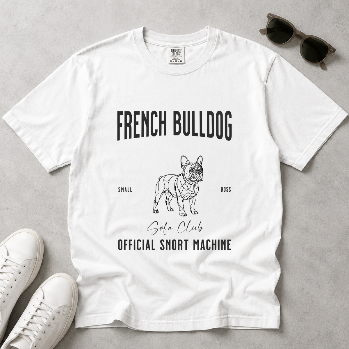 Born to Lounge – French Bulldog T-Shirt