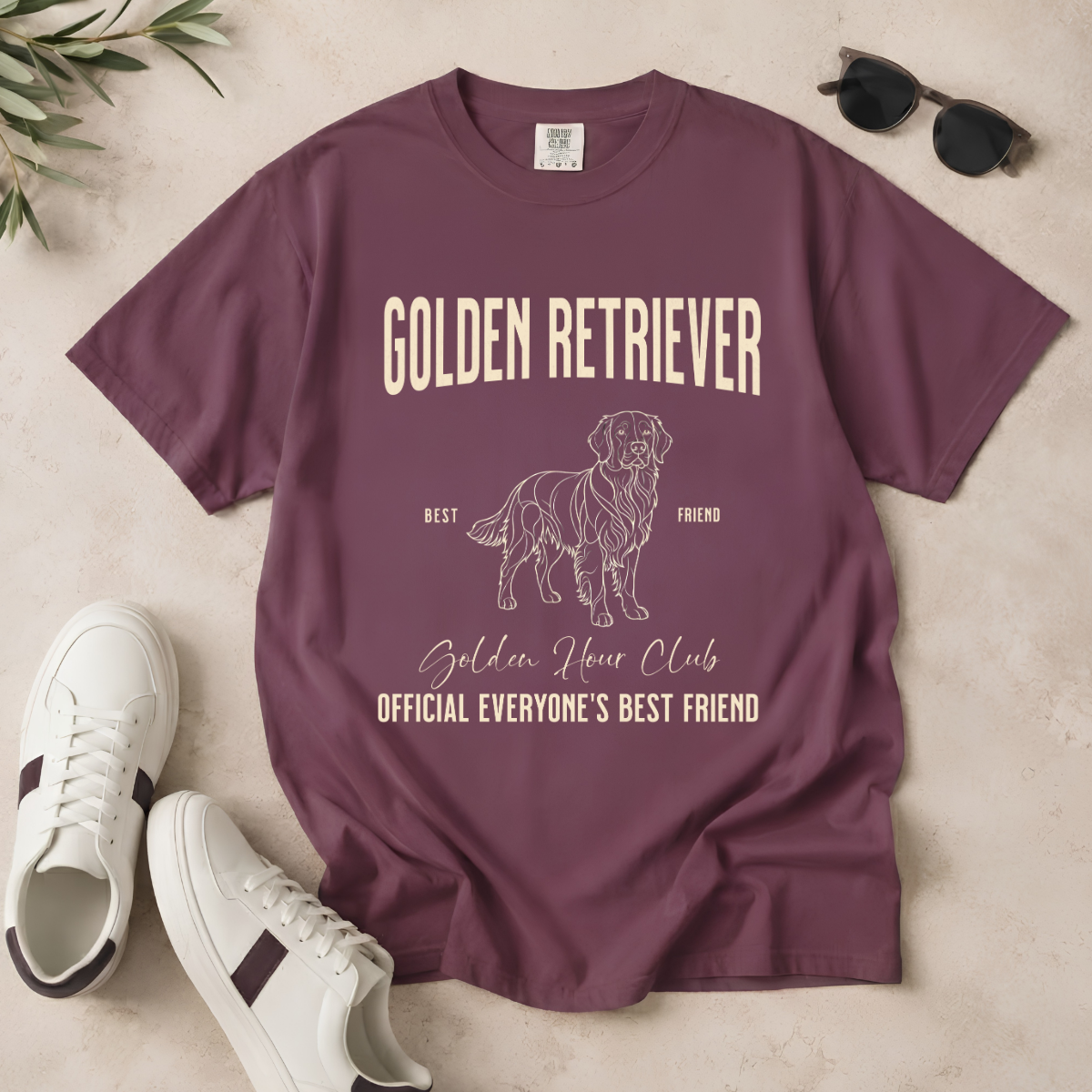Everyone's Best Friend – Golden Retriever T-Shirt