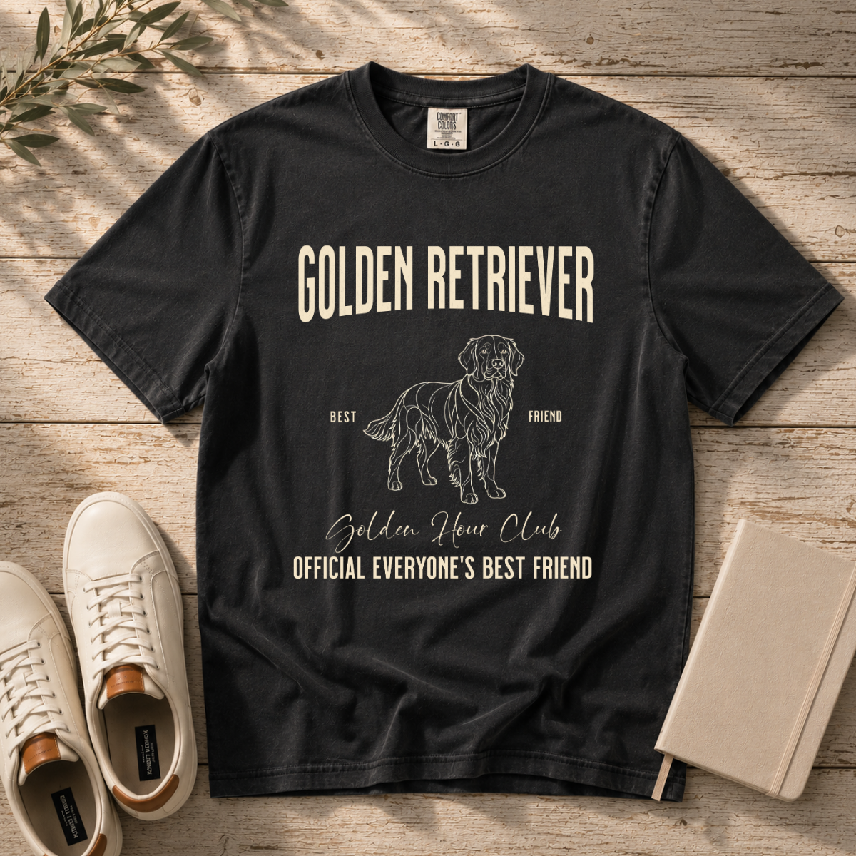 Everyone's Best Friend – Golden Retriever T-Shirt