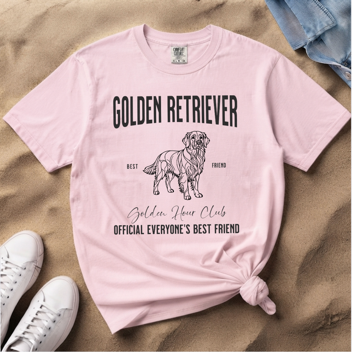 Everyone's Best Friend – Golden Retriever T-Shirt