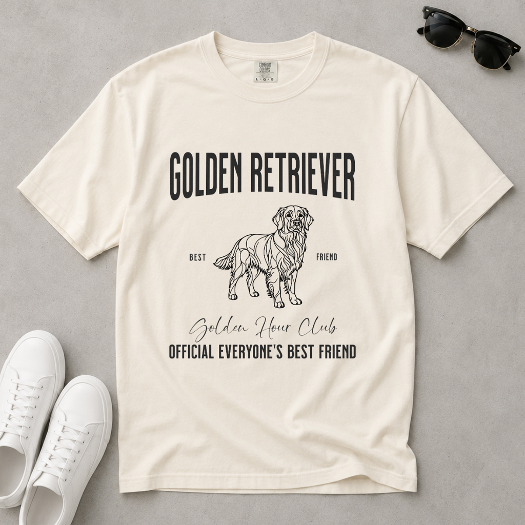 Everyone's Best Friend – Golden Retriever T-Shirt