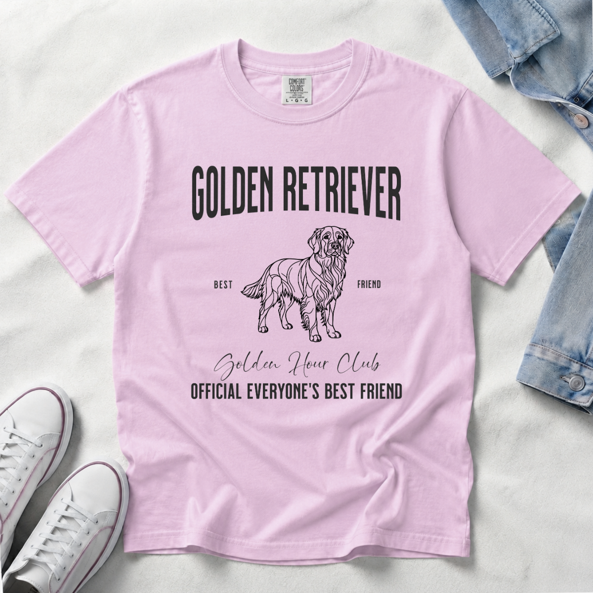 Everyone's Best Friend – Golden Retriever T-Shirt