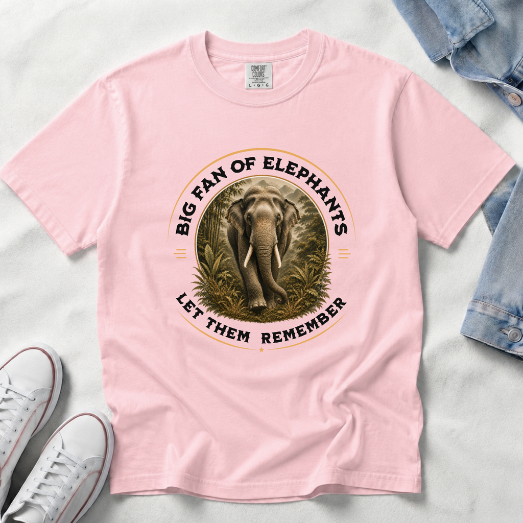 Never Forget – Asian Elephant T-Shirt | Outdoors Edition